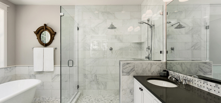 bathroom shower door installation in Pinole